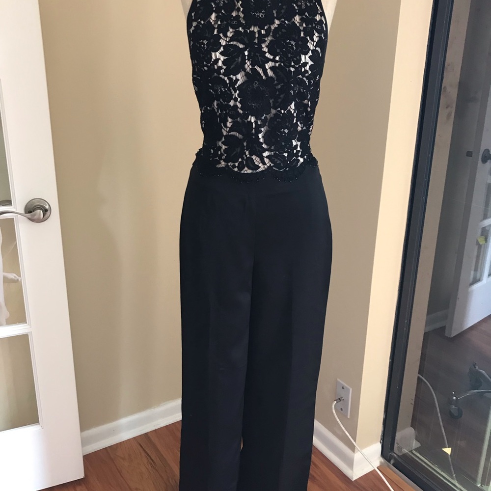 WHBM  black lace with gold top - Picture 4 of 4